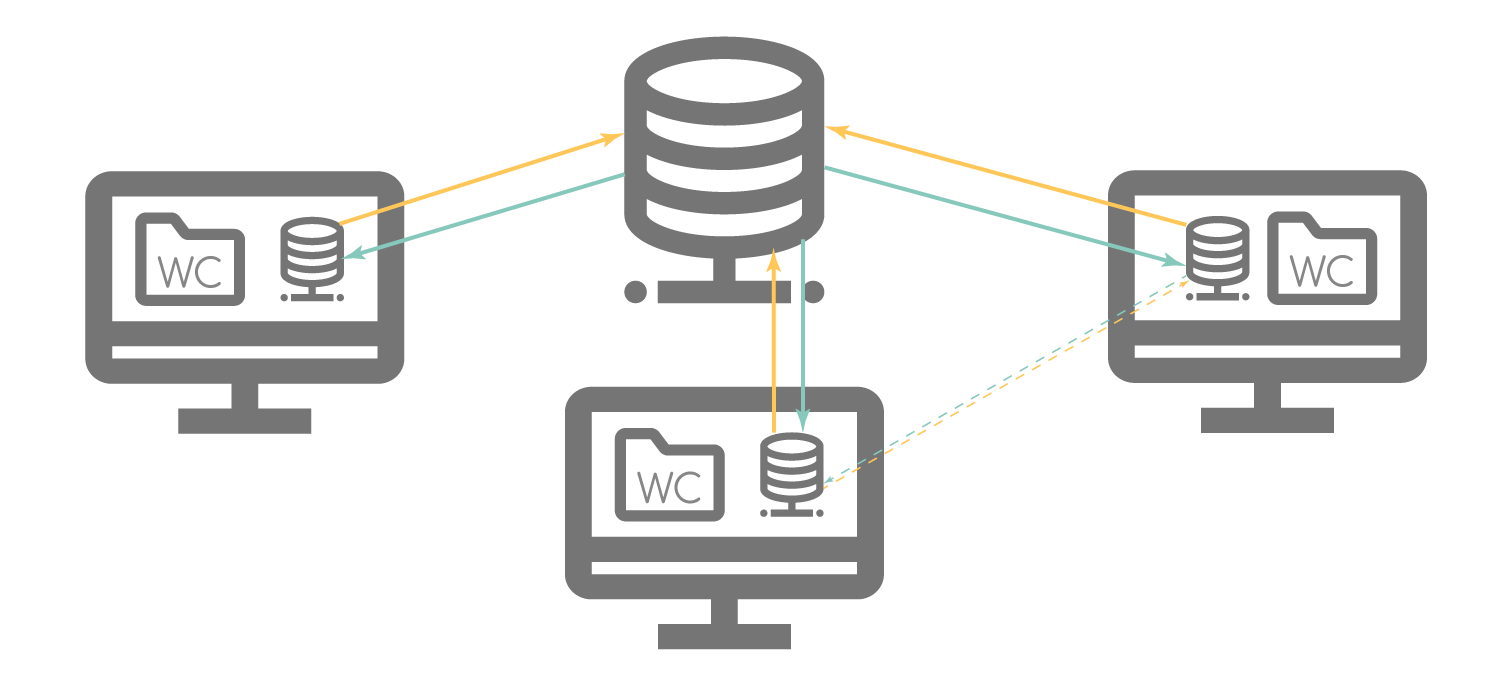 Distributed VCS architecture